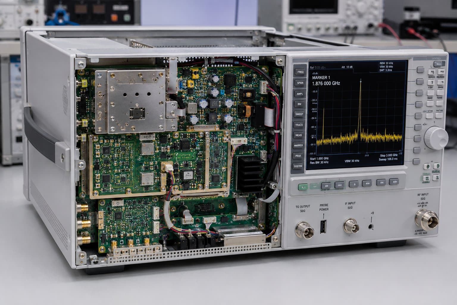 High-complexity boards inside precision instruments.