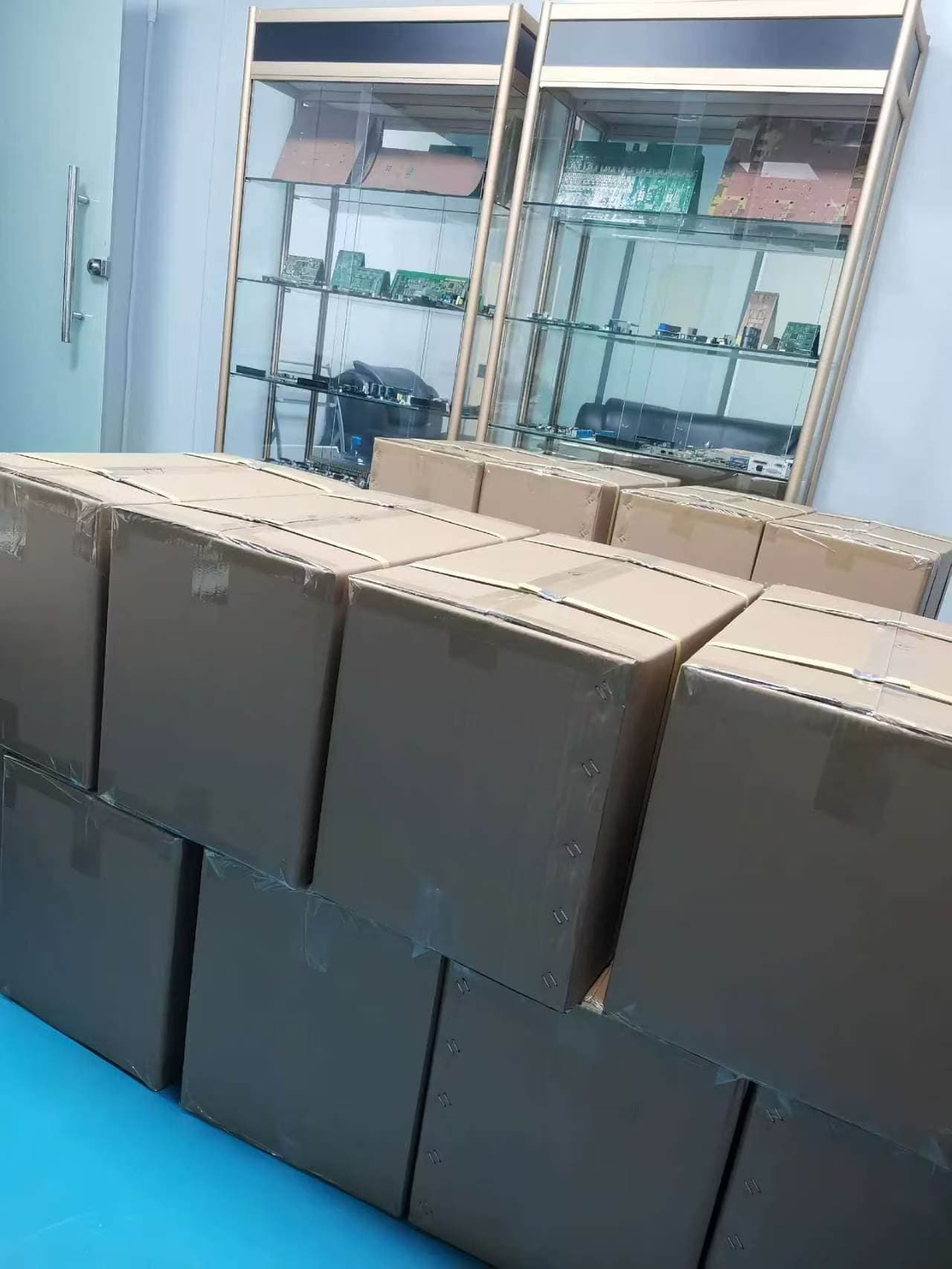 Packed orders ready to ship